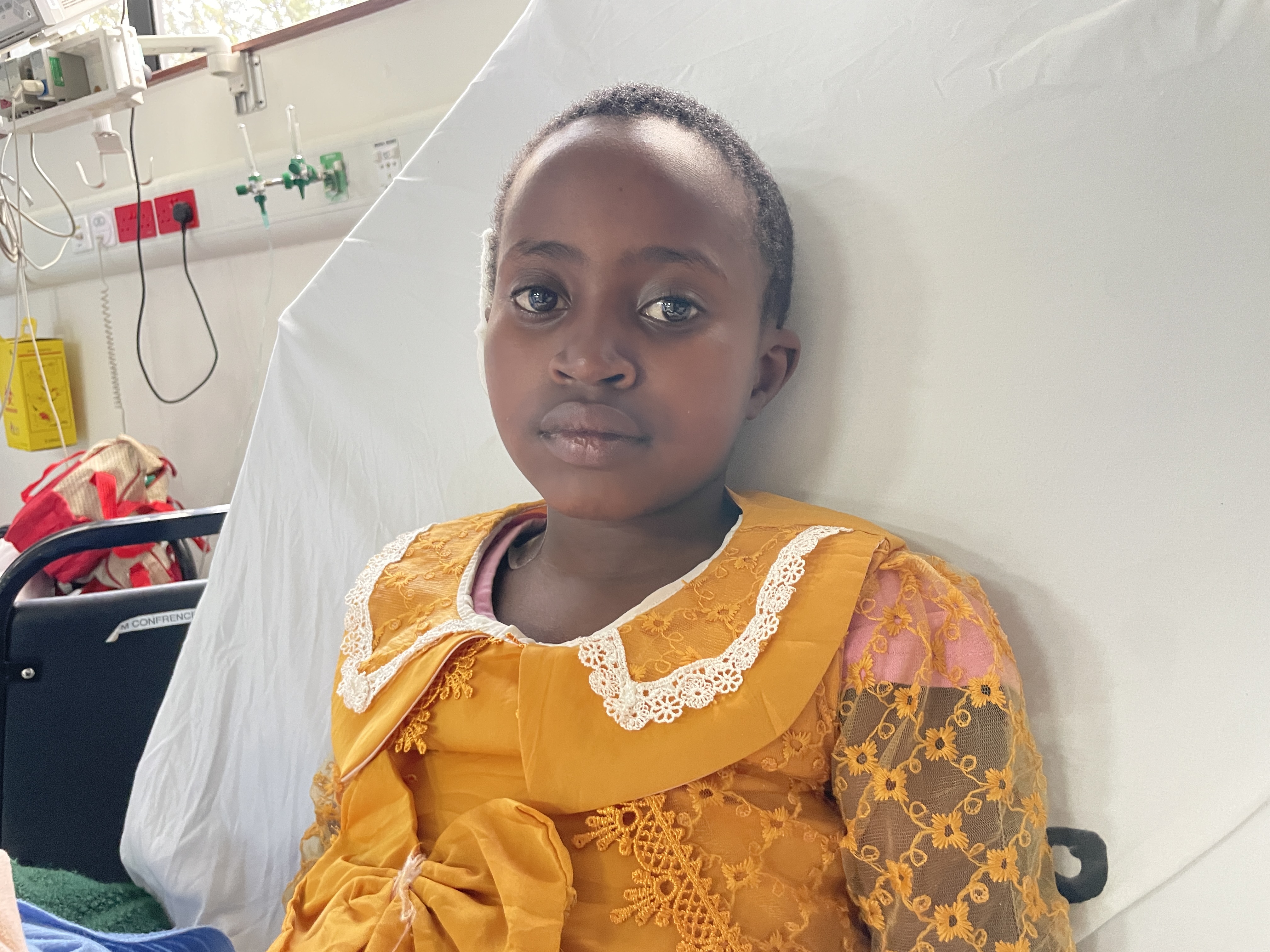 Beryl, brain tumor patient at AGC Tenwek Hospital