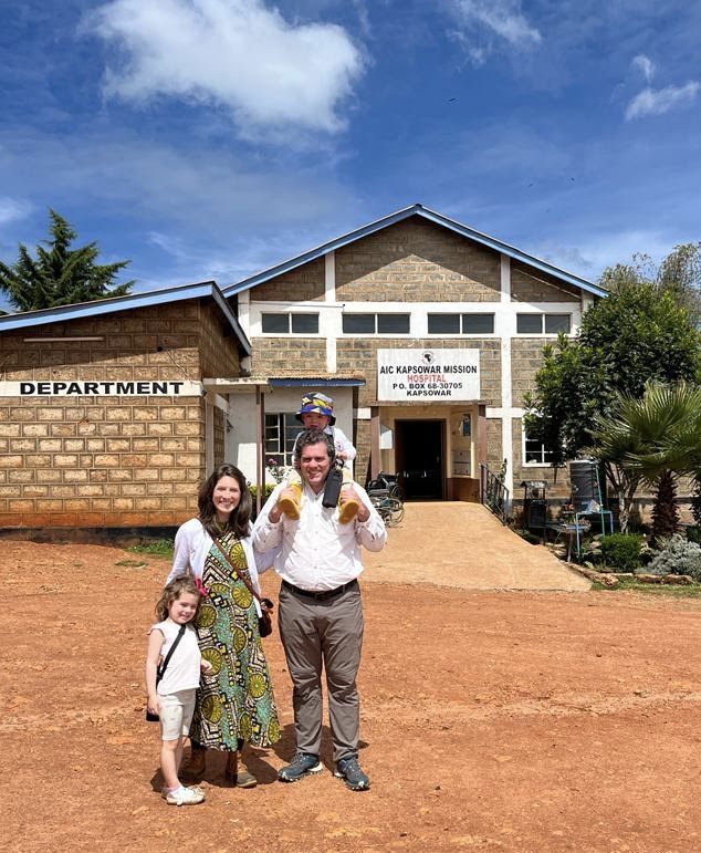 Betsy and Dr. Fraser Henderson at Kapsowar